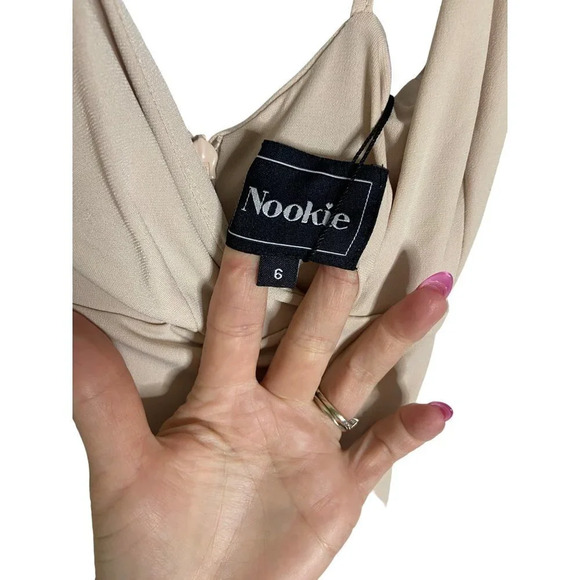 NWT Nookie Ti Amo Bodycon Dress in Nude-sz XS (AU 6) - Picture 8 of 11
